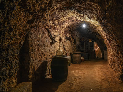 Visit Underground cellar at Casa Garcetas 